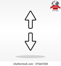 Arrow line icon