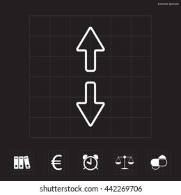 Arrow line icon