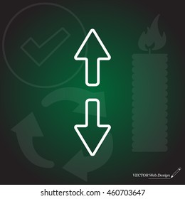 Arrow line icon