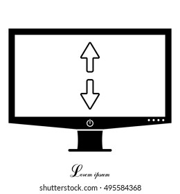 Arrow line icon