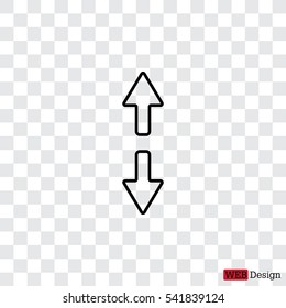 Arrow line icon