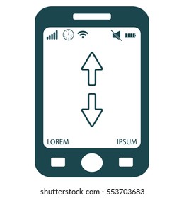 Arrow line icon