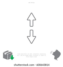 Arrow line icon