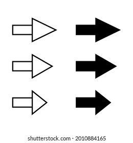 Arrow Line icon for apps and web sites
