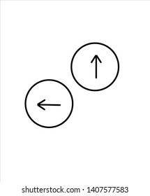 Arrow line icon. Best vector line icon.