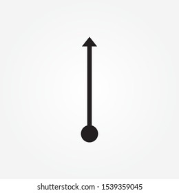 arrow line sign icon design