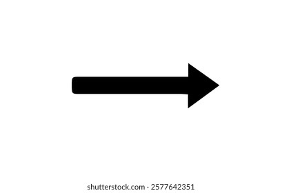 Arrow, line arrow vector. Flat style symbol. Arrow on a white background. vector illustration. Arrows big black icon set. Arrow. Cursor. Modern complex directions.	