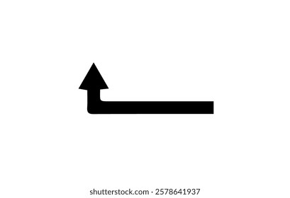 Arrow, line arrow vector. Flat style symbol. Arrow on a white background. vector illustration. Arrows big black icon set. Arrow. Cursor. Modern complex directions.	