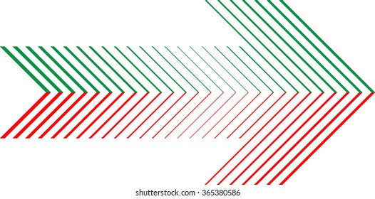 Arrow Linear. stripe Design . 