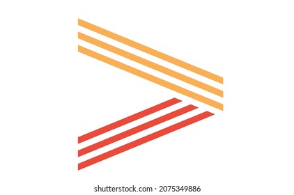 Arrow Lines Modern Simple Logo