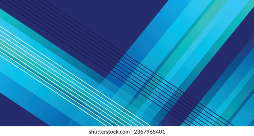 Arrow lines, technology digital template with shadows and lights on gradient background. Trendy simple fluid color gradient abstract background with dynamic straight shadow lines effect. Vector