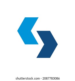 Arrow Logistic can be use for icon, sign, logo and etc