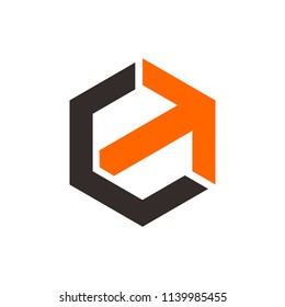 Arrow logo.  Archer icon. Up symbol. Vector eps 08.