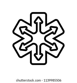 Arrow logo.  Archer icon. Up symbol. Vector eps 08.