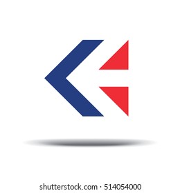 Arrow logo for business. Vector.