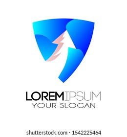 arrow up logo business vector.colorful modern style design.arrow illustration