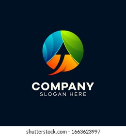 Arrow Logo Creative Template Sign Vector