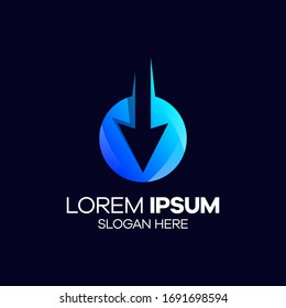 Arrow Logo Creative Template Sign Vector