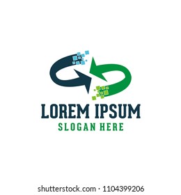 arrow logo design