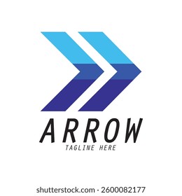 Arrow logo design icon illustration grapich