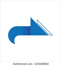 Arrow Logo Design Icon Vector