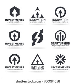 Arrow Logo Design Ideas For Startup, Investment And Other Companies