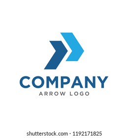 arrow logo design template