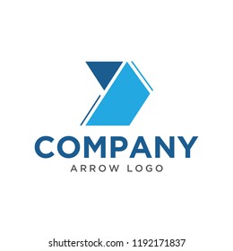 arrow logo design template