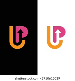 Plantilla de diseño de logo Arrow Up