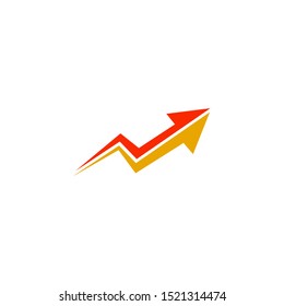 Arrow logo design template for business company 
