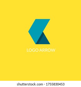 Arrow logo design template illustration, usable logo design for any business company and industry 