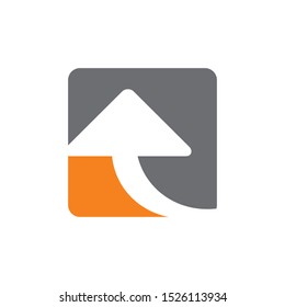Arrow Logo Design Template Vector Illustration Stock Vector (Royalty ...
