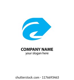 arrow logo design vector element, abstract logo design