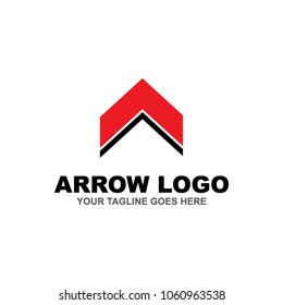 Arrow logo design vector icon