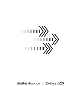 arrow logo design vector illustration