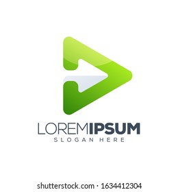 arrow logo design vector illustration