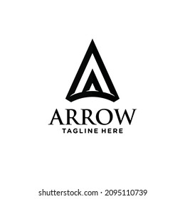 Arrow Logo design. Vector Illustration.