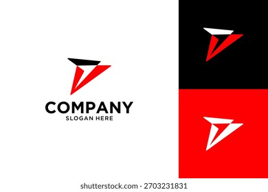 Ilustración vectorial de diseño de logotipo de flecha
