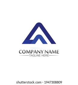 Arrow logo  design vector for music, media, play, digital audio and speed, finance, business template logo