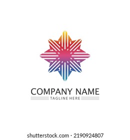 Vector de diseño de logotipo de flecha para música, medios, reproducción, audio y velocidad digitales, finanzas, logotipo de plantilla de negocio