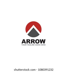 Arrow logo design vector template