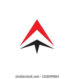 Arrow logo design vector template