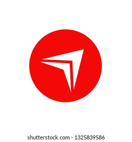 Arrow logo design vector template