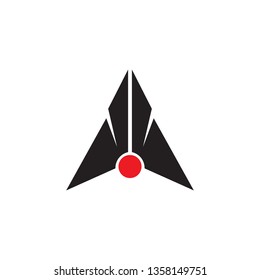 Arrow logo design vector template