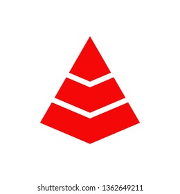 Arrow logo design vector template