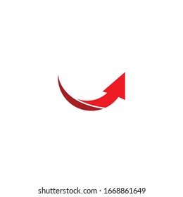 Arrow logo  design vector template