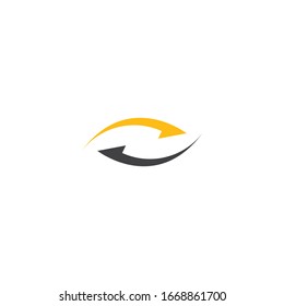 Arrow logo  design vector template