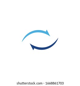 Arrow logo  design vector template