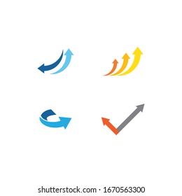 Arrow logo  design vector template