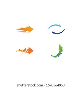 Arrow logo  design vector template